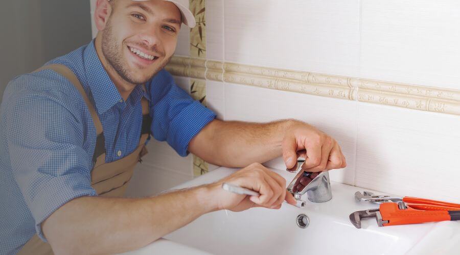 Professional bathroom faucet installation in Houston, OH